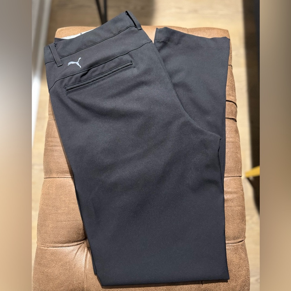 Like New Puma 5 Pocket Mens Stretch Pants/Golf Pants Black size 32/32